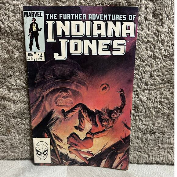 Further Adventres of Indiana Jones 14 Comic Book Marvel 1984 - Picture 1 of 12